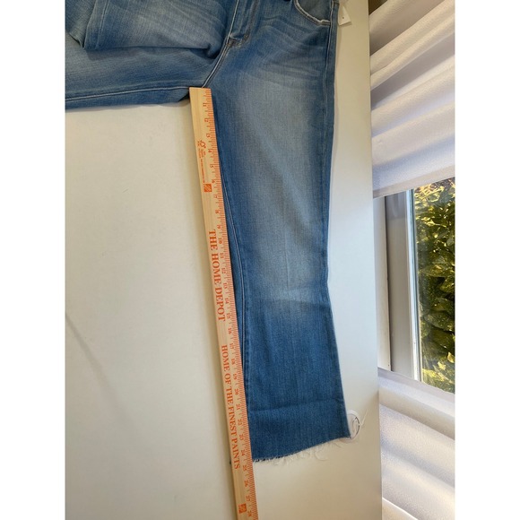 LAGENCE Sophia High Rise Cropped Flare Jeans Women's Size 29 Blue New - Picture 7 of 7